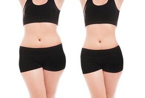 before and after workouts for slimming the ribs and abdomen
